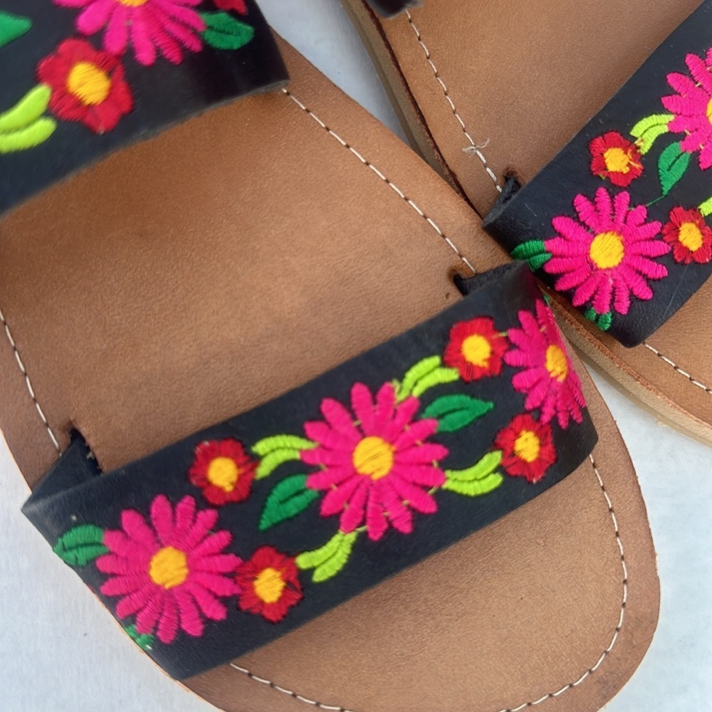 New HECHO EN MÉXICO Sandals SZ 8 - Picture 6 of 6